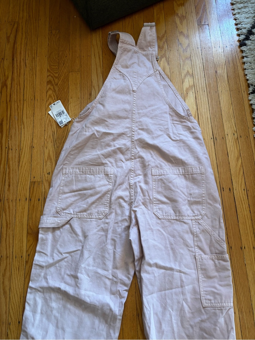 Mango Blush Pink Cotton Overalls - Picture 5 of 11